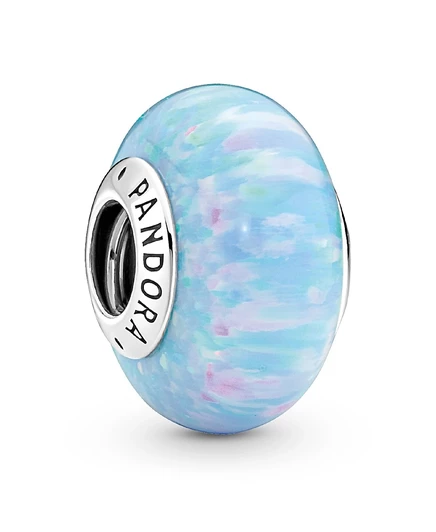 Шарм Pandora из стерлингового серебра Opalescent, синий