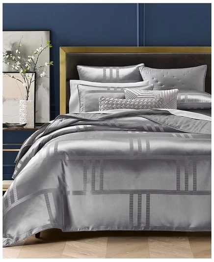 Комплект одеяла Hotel Collection Structure Charcoal, 3 шт., серый