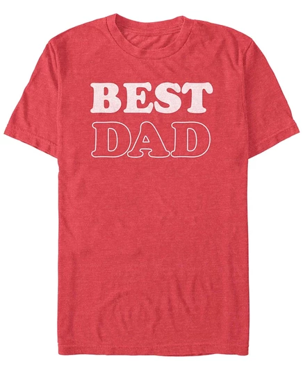 Мужская футболка Fifth Sun «Best Dad», красная