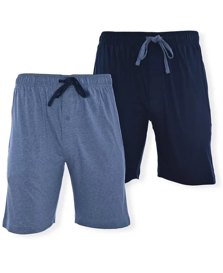 Мужские трикотажные шорты Jam Shorts от Hanes для больших и высоких размеров, упаковка из 2 штук blue