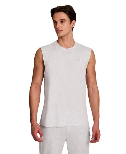  Мужская майка из трикотажа Muscle Tank platinum silver heather
