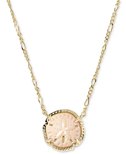 Короткое колье-подвеска Kendra Scott Sand Dollar, удлинитель 17-2/5