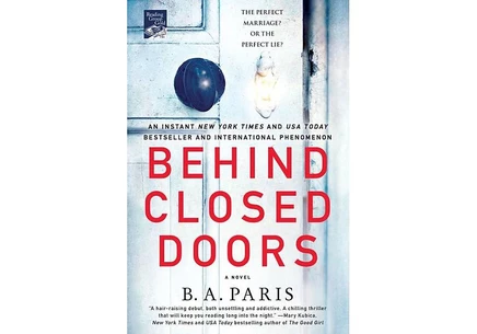 Книга За закрытыми дверями B.A. Paris, твёрдый переплёт
