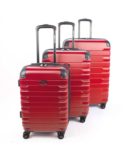 Комплект жестких чемоданов American Flyer Mina, 3 шт, красные