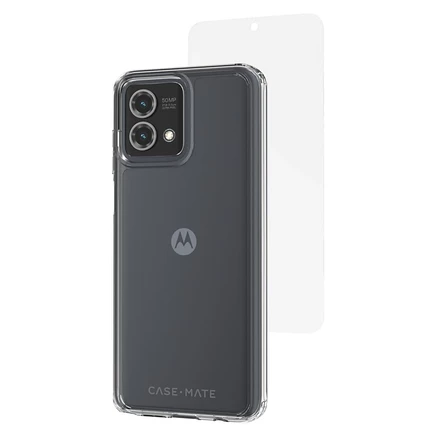 Защитный чехол Case-Mate с прочным корпусом и защитным стеклом для Motorola Moto G Stylus 5G (2023) / Moto G Stylus (2023)-Clear multi