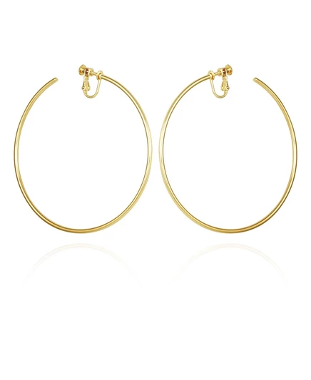 Женские серьги-кольца Vince Camuto XL клипсы, золотистые