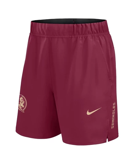 Nike мужская гранат штата Флорида семинолы прайм-тайм тканые шорты производительности Победы  garnet