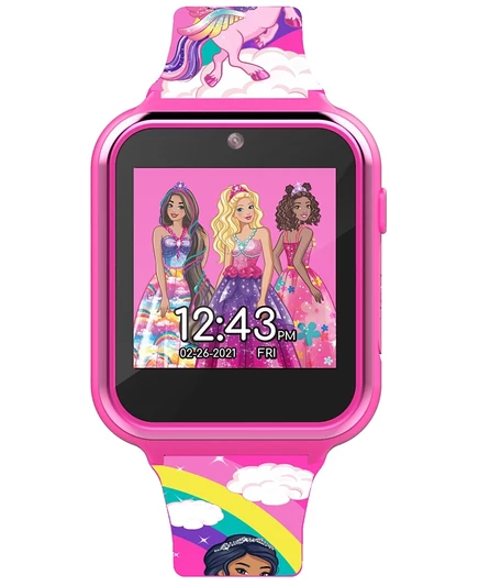 Детские умные часы mattel barbie bab44058mc 38 мм, розовые