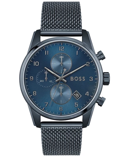 Мужские часы Hugo Boss Skymaster, хронограф, синие