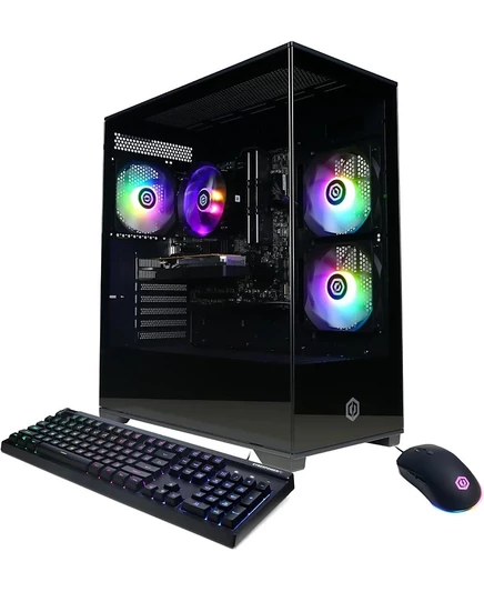 Настольный ПК ipason Ryzen 5 5500, RX 6400, 16ГБ, черный