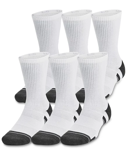 Унисекс носки Under Armour Performance Tech, 6 пар, белые