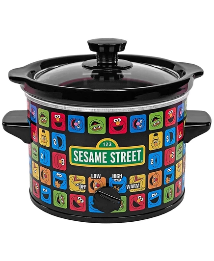 Медленноварка uncanny brands sesame street 1,9 л, разноцветная