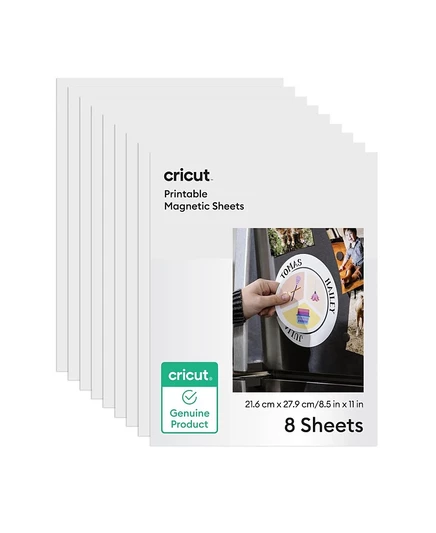 Печатные магнитные листы Cricut 21,6×27,9 см, 8 шт., белые