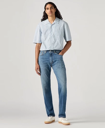 Мужские джинсы Levi's 505 Regular Fit со стрейчем, синие