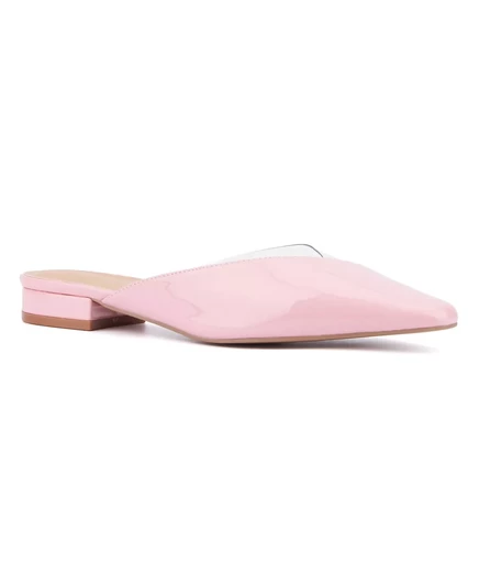 Женский джайнский плоский мул pink