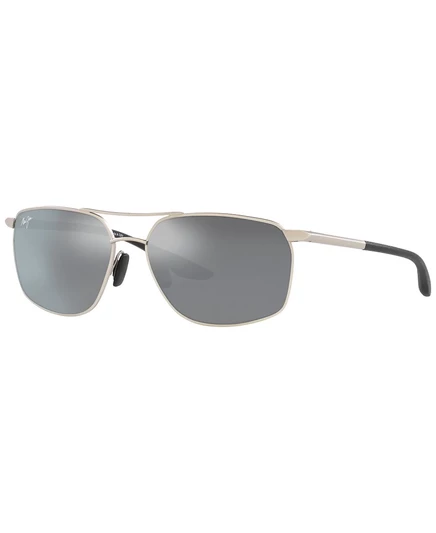 Мужские очки Maui Jim Puu Kukui 58, серебристые