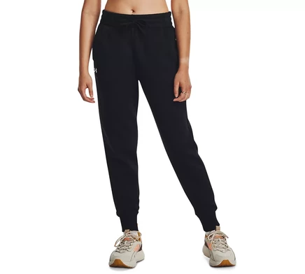 Флисовые джоггеры Under Armour Womens Rival black /  / white