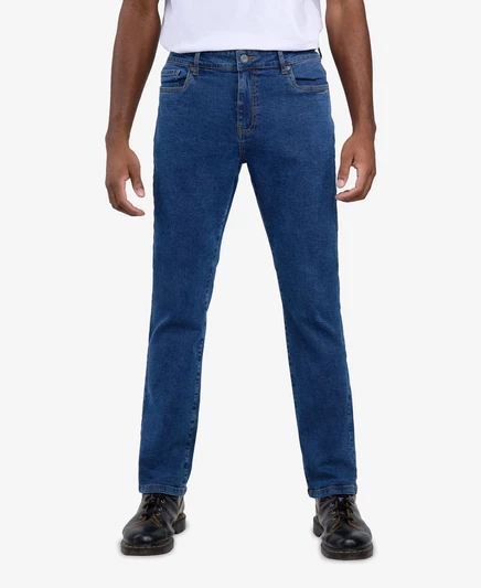 Мужские джинсы SPRING + MERCER Super Soft Slim Fit medium blue