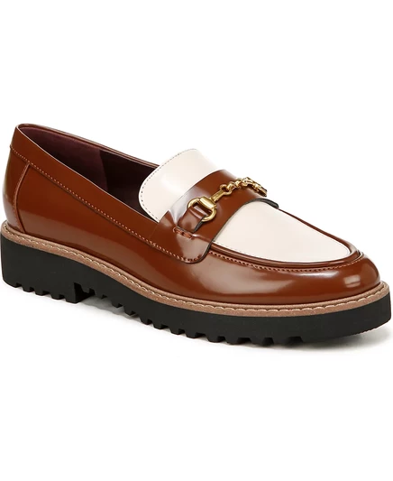  Женские мокасины Colette  tobacco/vanilla faux leather