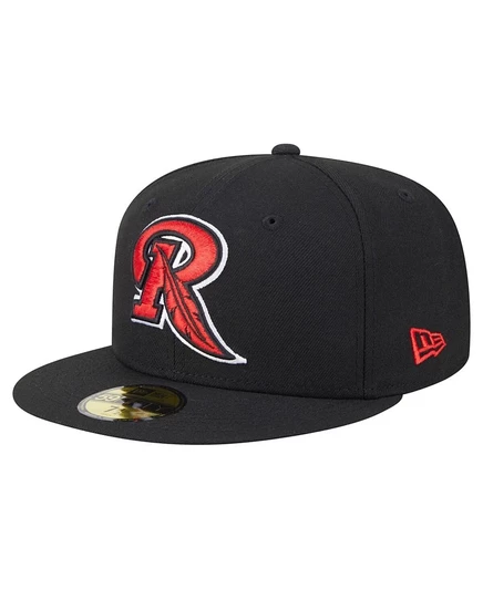Мужская кепка New Era 59FIFTY Rochester Red Wings, черная