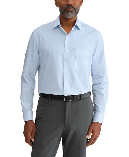 Мужская рубашка Van Heusen Everyday Defense, синяя
