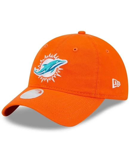 Женская кепка New Era Miami Dolphins 9TWENTY, оранжевая