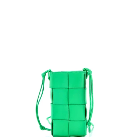 Женская сумка Bottega Veneta Mini Cassette, зеленая