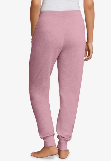 Трикотажные брюки для бега трусцой Ellos Plus Size dusty pink