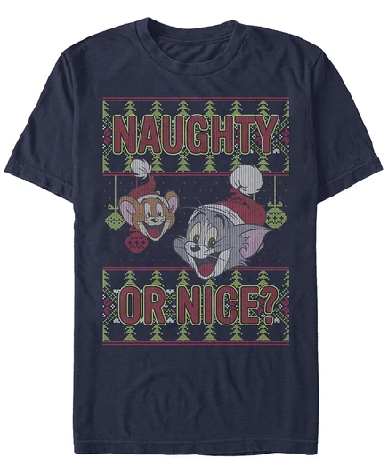 Мужская футболка Fifth Sun Tom&Jerry «Naughty or Nice» синяя