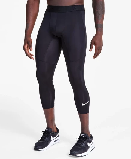 Мужские тренировочные тайтсы Nike Pro Dri-FIT 3/4, черные