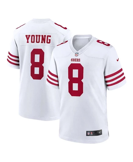 Мужская игровая футболка Nike Steve Young 49ers, белая