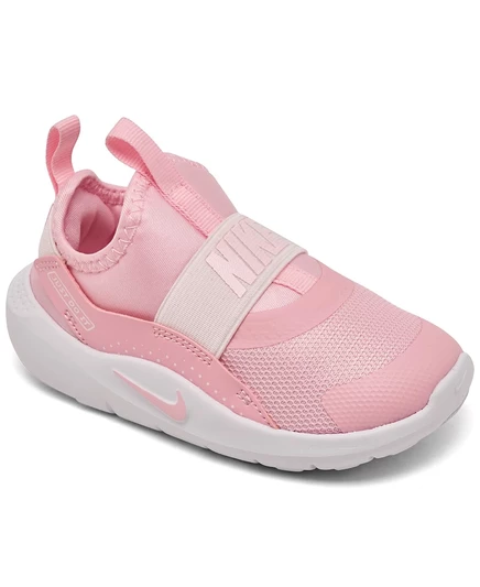 Кроссовки для бега Nike Toddler Kids Flex Runner 4 без шнуровки от Finish Line pink