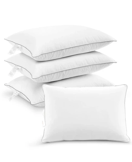 Набор из 4 подушек Cheer Collection 51×71 см, белые