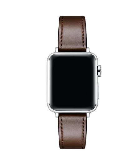 Кожаный ремешок Posh Tech Drake для Apple Watch коричневого цвета