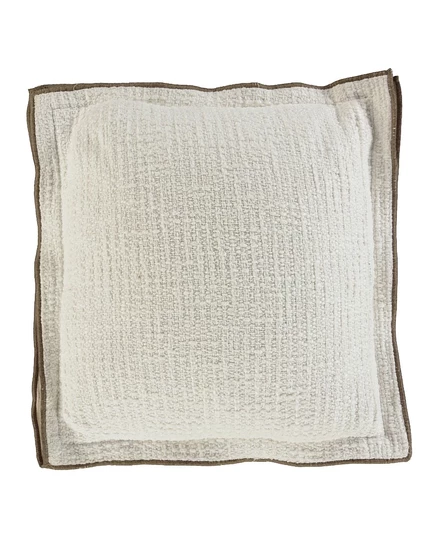 Декоративная подушка Rizzy Home Eva 56×56 см, белая