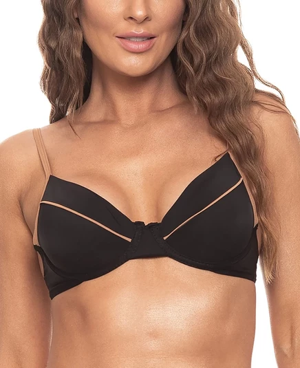Женский топ купальника Guria Beachwear с косточками, черный