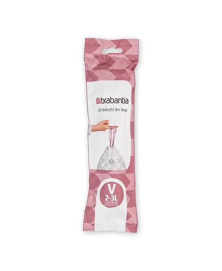 Мусорные пакеты Brabantia PerfectFit, код V, 2–3 л, 200 шт.