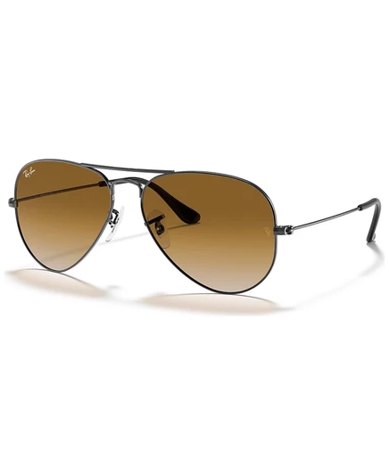 Унисекс солнцезащитные очки Ray Ban RB3025 авиатор градиентные, коричневые