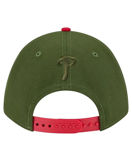 Мужская темно-зеленая кепка Philadelphia Phillies City от New Era с регулируемой А-образной оправой длиной 9 футов dark green