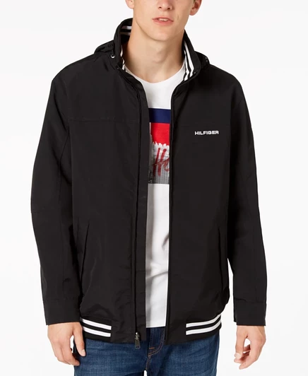 Мужская легкая куртка Tommy Hilfiger Regatta, черная