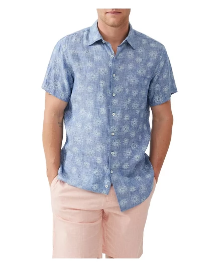  Мужская рубашка спортивного покроя Carlton chambray blue