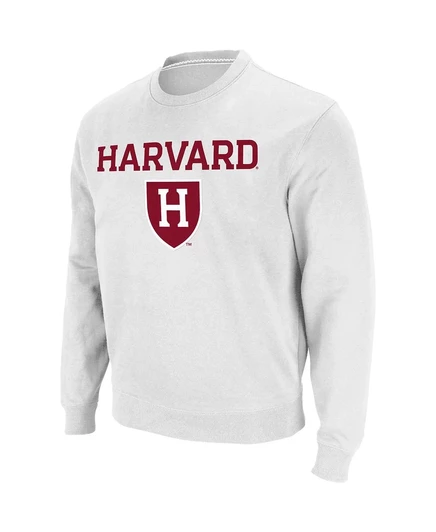 Толстовка-пуловер из саржи Colosseum с логотипом Harvard Crimson Team Tackle white