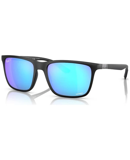 Мужские солнцезащитные очки Ray-Ban RB4385 поляризационные, черные