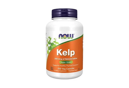Добавка NOW Foods Kelp 325 мкг, 250 капсул