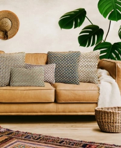 Декоративная подушка Boho Living Jada, джутовая