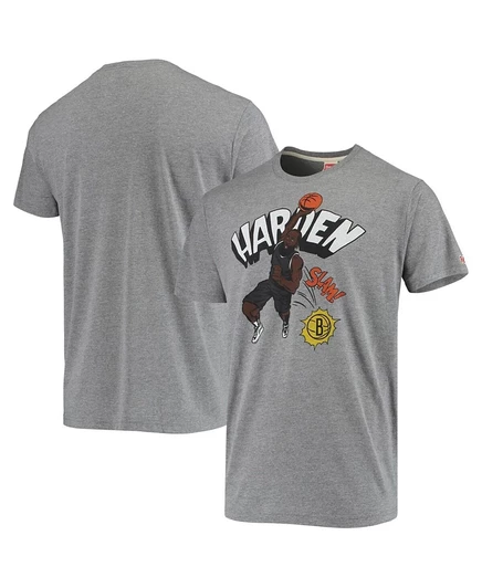 Мужская футболка Homage James Harden (Brooklyn Nets), серая