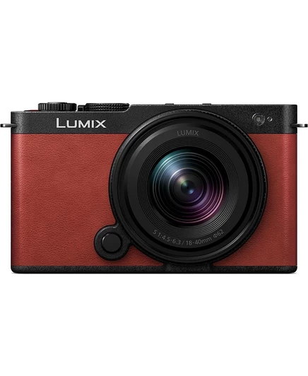 Беззеркальная камера Panasonic LUMIX S9 18–40 мм, красная