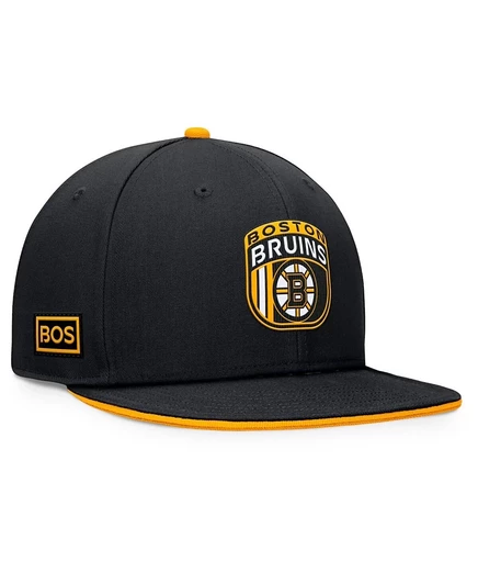 Мужская регулируемая кепка Fanatics Bruins 2024, черная