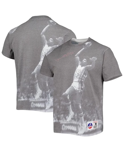 Мужская футболка Mitchell & Ness Nets, серая