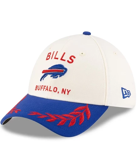 Мужская кепка New Era 39THIRTY Buffalo Bills 2025, белая